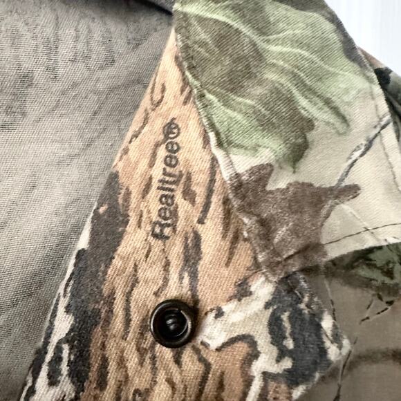 Cabela's Real Tree Green Camo Camouflage USA Hunting Suit Coveralls XL Regular - Picture 4 of 11